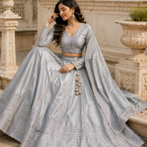 Silver Moon Heritage Lehenga Set